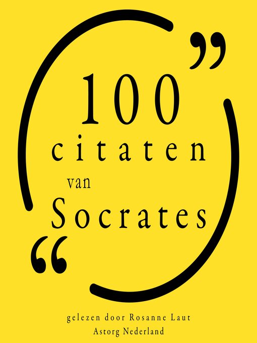 Title details for 100 citaten van Socrates by Socrates - Available